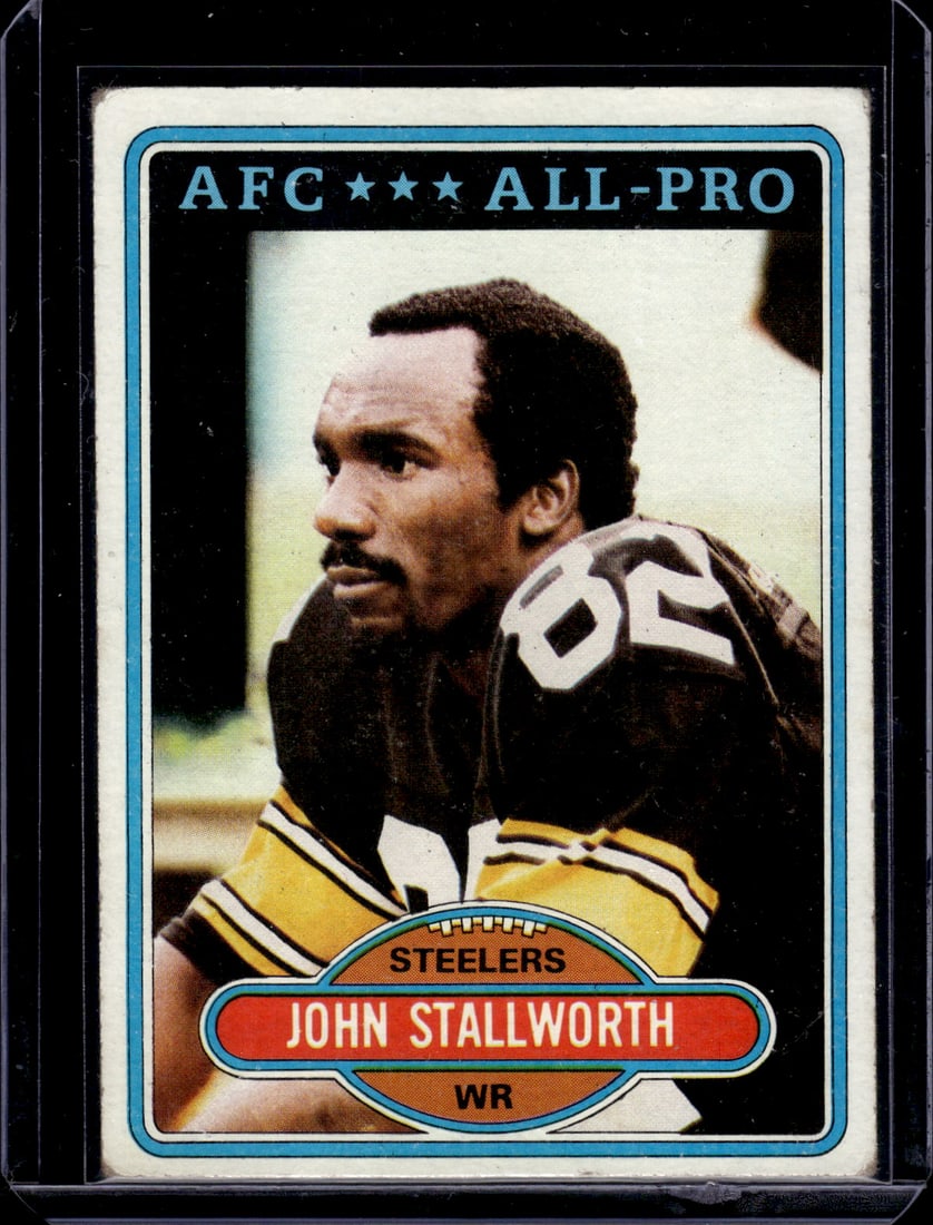 John Stallworth 1980 Topps #130 Pittsburgh Steelers (1 of 2)