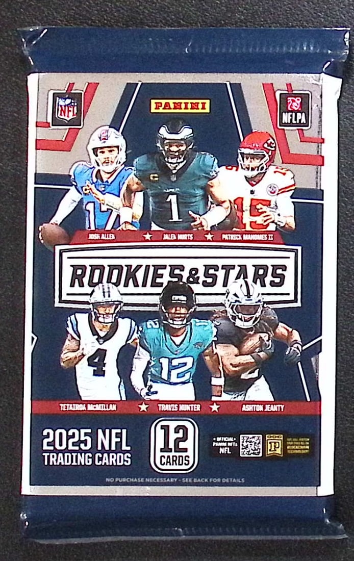 2025 Panini Rookies & Stars Football BLASTER BOX PACK Jaxson Dart, Travis Hunter, Emeka Egbuka (1 of 1)