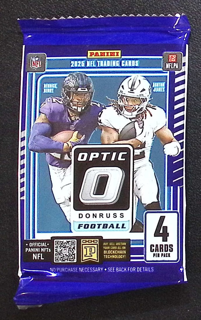 2025 Donruss Optic Football BLASTER BOX PACK - Downtown, Uptown Inserts (1 of 1)
