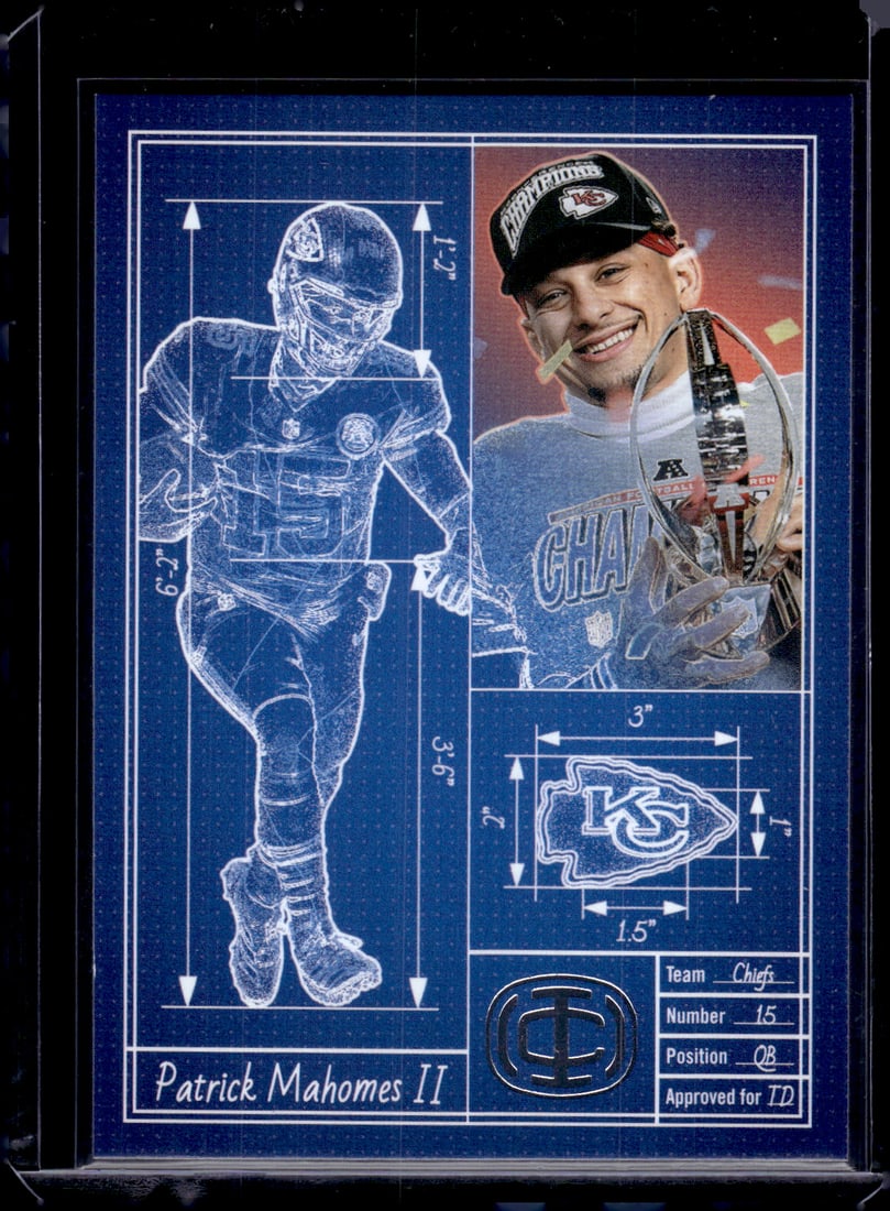 Patrick Mahomes Touchdown Architect 2025 Panini Icon Collection Mahomes #TA-4 Chiefs: Panini Select, Prizm, Mosaic, Contenders, Zenith, Phoenix, Illusions, Absolute, Rookie NFL Sports Trading Cards, SP, SSP, Cards, Football Cards for Sale Near Me, Superbowl & Hall of Fame Player Cards,