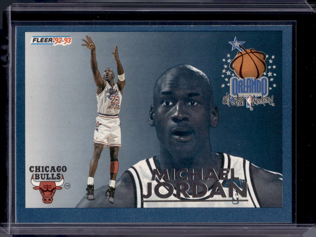 Michael Jordan 1992-93 Fleer All-Star Weekend #6 Chicago Bulls (1 of 2)