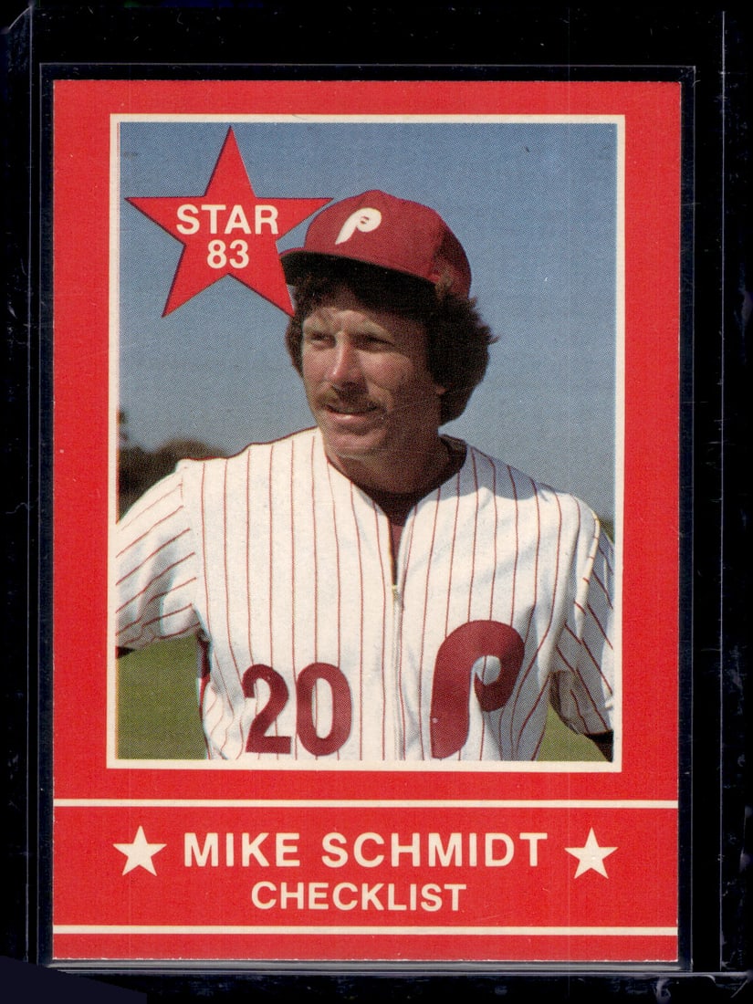 Mike Schmidt 1983 Star #1 Philadelphia Phillies (1 of 2)