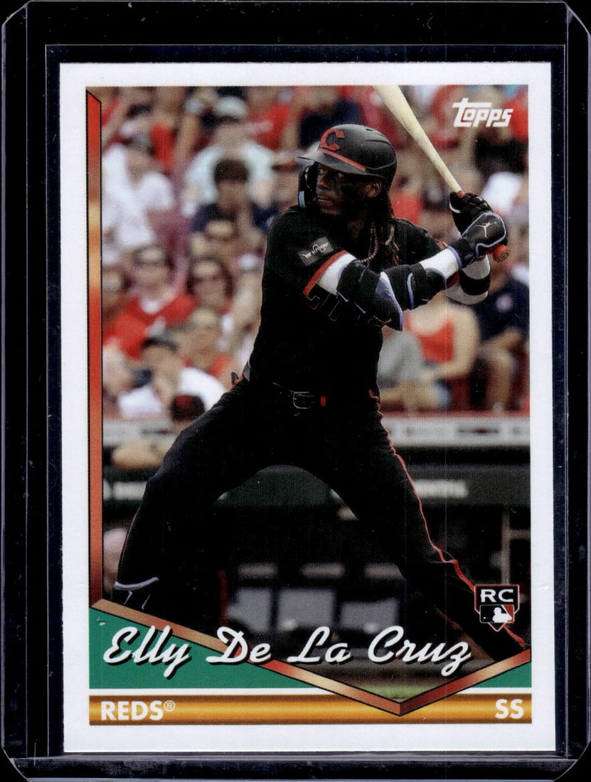 Elly De La Cruz Rookie Card 2024 Topps Archives #300 Cincinnati Reds: Topps Baseball MLB Trading & Sports Cards, Sports Cards for Sale Near Me, World Series & Hall of Fame Players Memorabilia, Refractors, X-Fractors, Numbered, SP, SSP, Valuable Auction Memorabilia Lots 