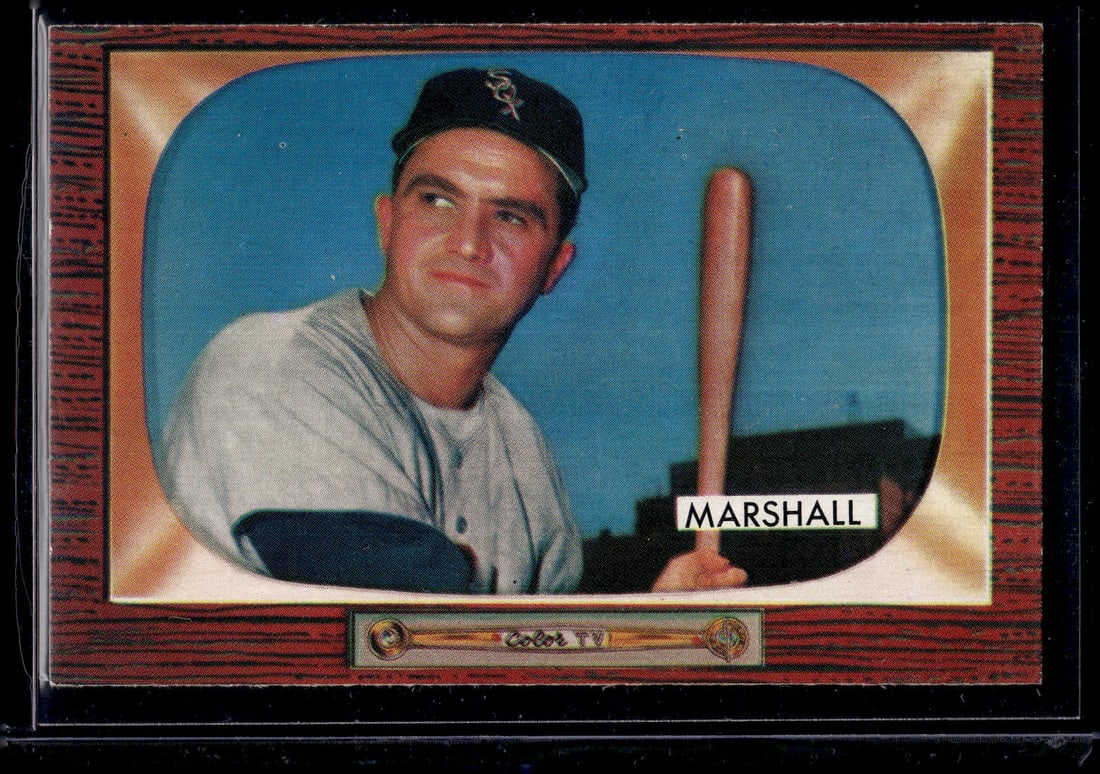 Willard Marshall 1955 Bowman #131 Chicago White Sox Vintage Baseball Card (1 of 2)