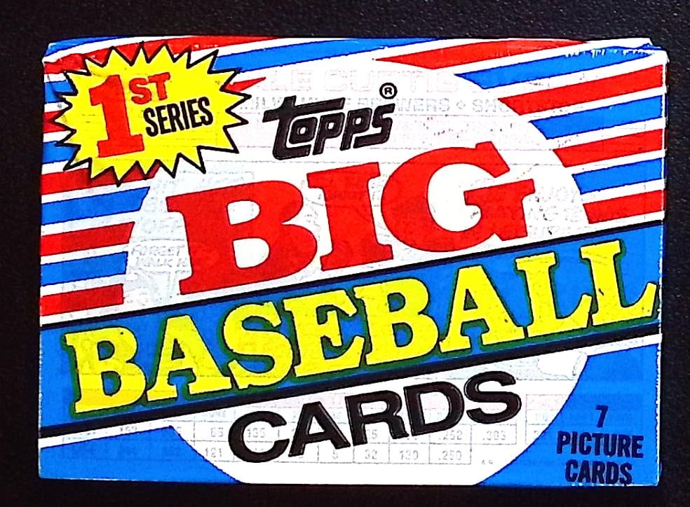 1988 Topps Vintage Big Baseball Cards Series 1 Retail Box Wax Pack, Sports Cards (1 of 1)