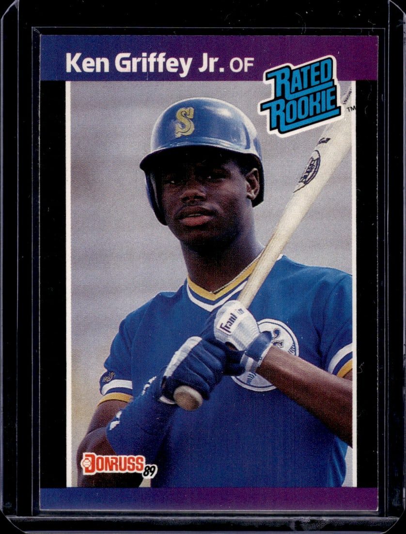Ken Griffey Jr. Rookie Card 1989 Donruss #33 Seattle Mariners: Donruss Baseball MLB Trading & Sports Cards, Sports Cards for Sale Near Me, Prizm, Mosaic, Select, SP, SSP, Auction Memorabilia Lots for Sale On Line, World Series & Hall of Fame Players, Diamond King