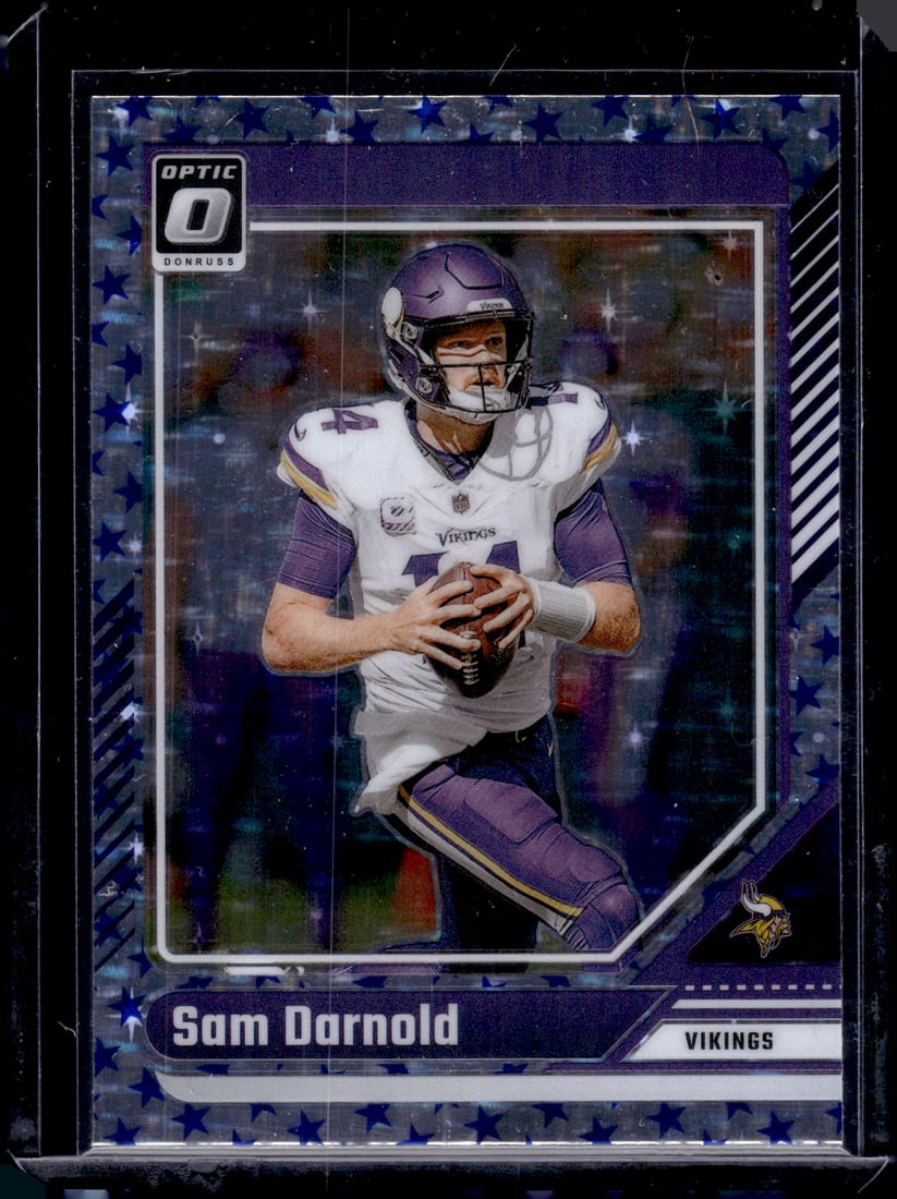 Sam Darnold Stars Prizm 2024 Donruss Optic #127 Vikings, Seahawks (1 of 2)