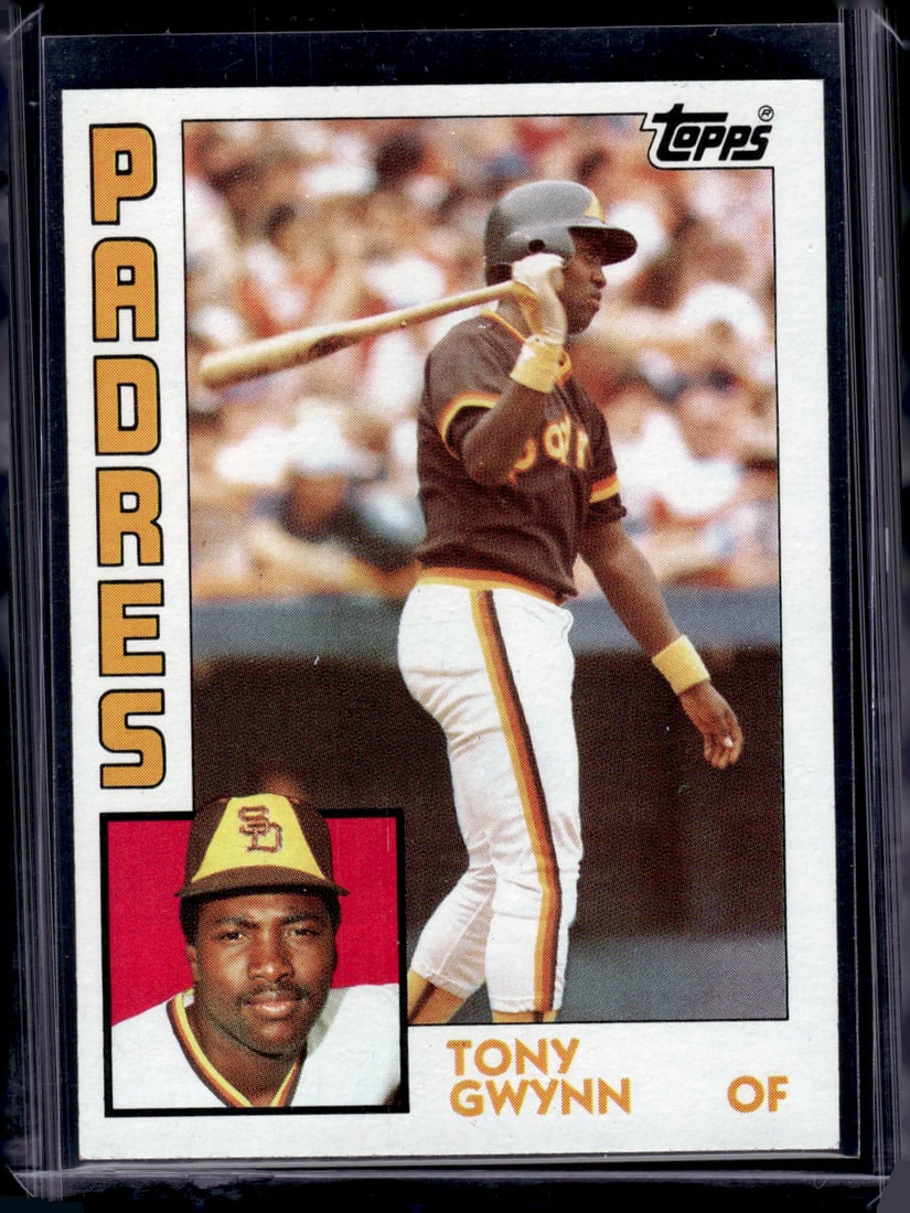 Tony Gwynn 1984 Topps #251 San Diego Padres: Topps Baseball MLB Trading & Sports Cards, Sports Cards for Sale Near Me, World Series & Hall of Fame Players Memorabilia, Refractors, X-Fractors, Numbered, SP, SSP, Valuable Auction Memorabilia Lots 
