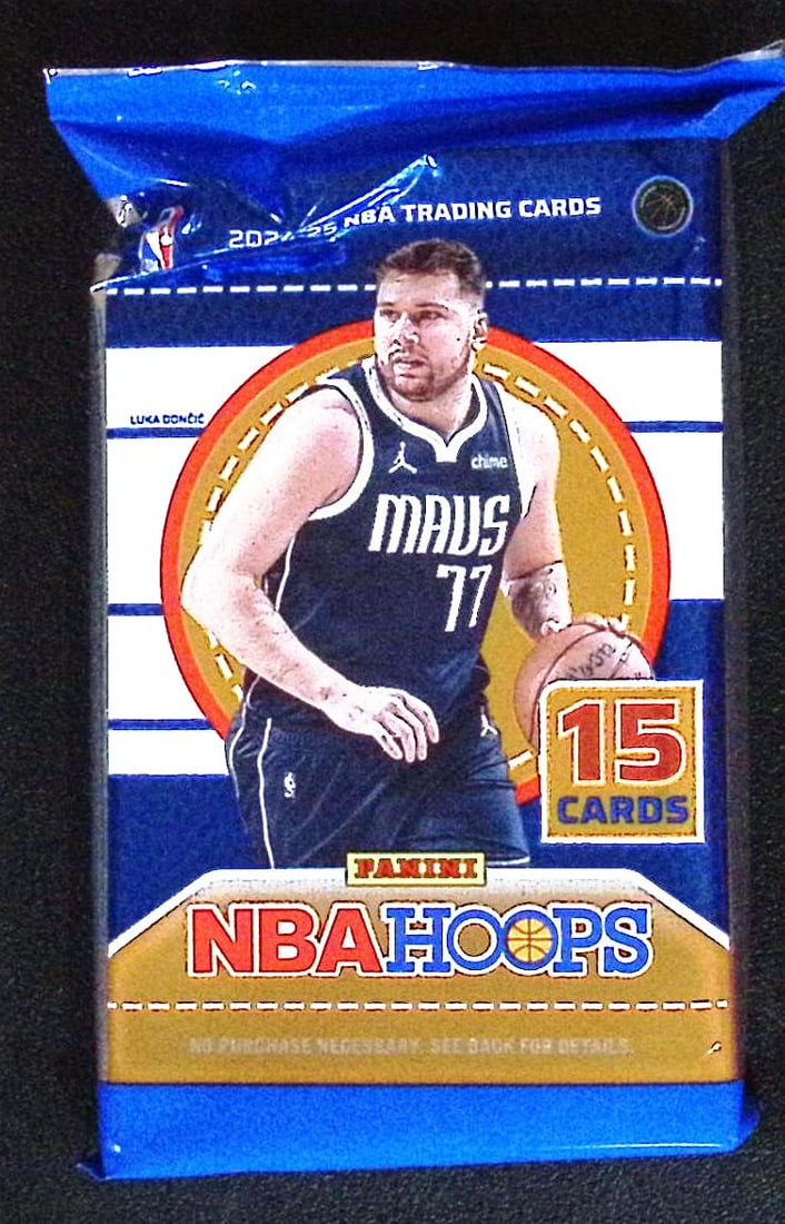 2024-25 Panini NBA Hoops Basketball Blaster Box Pack (1 of 1)