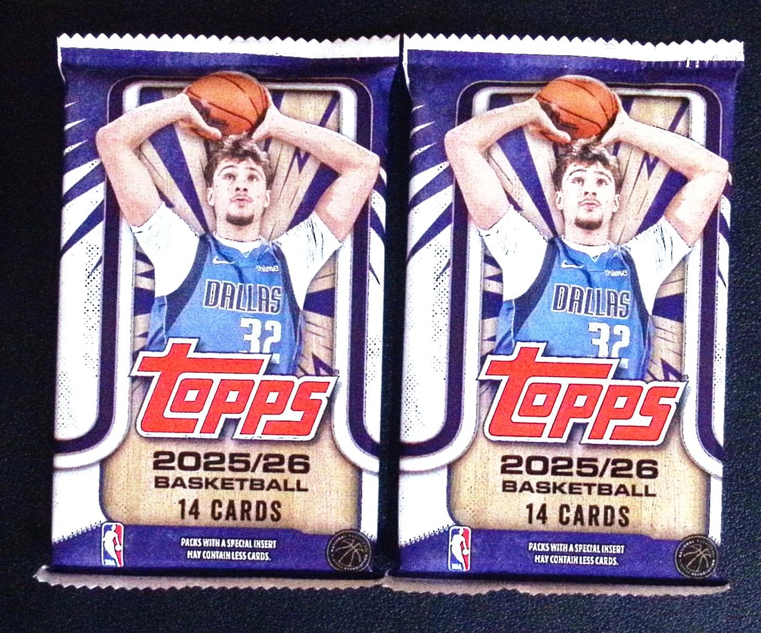 2 COUNT: 2025-26 Topps Basketball Card MEGA BOX PACK - RC'S: Cooper Flagg, Kon Kneuppel, VJ (1 of 1)