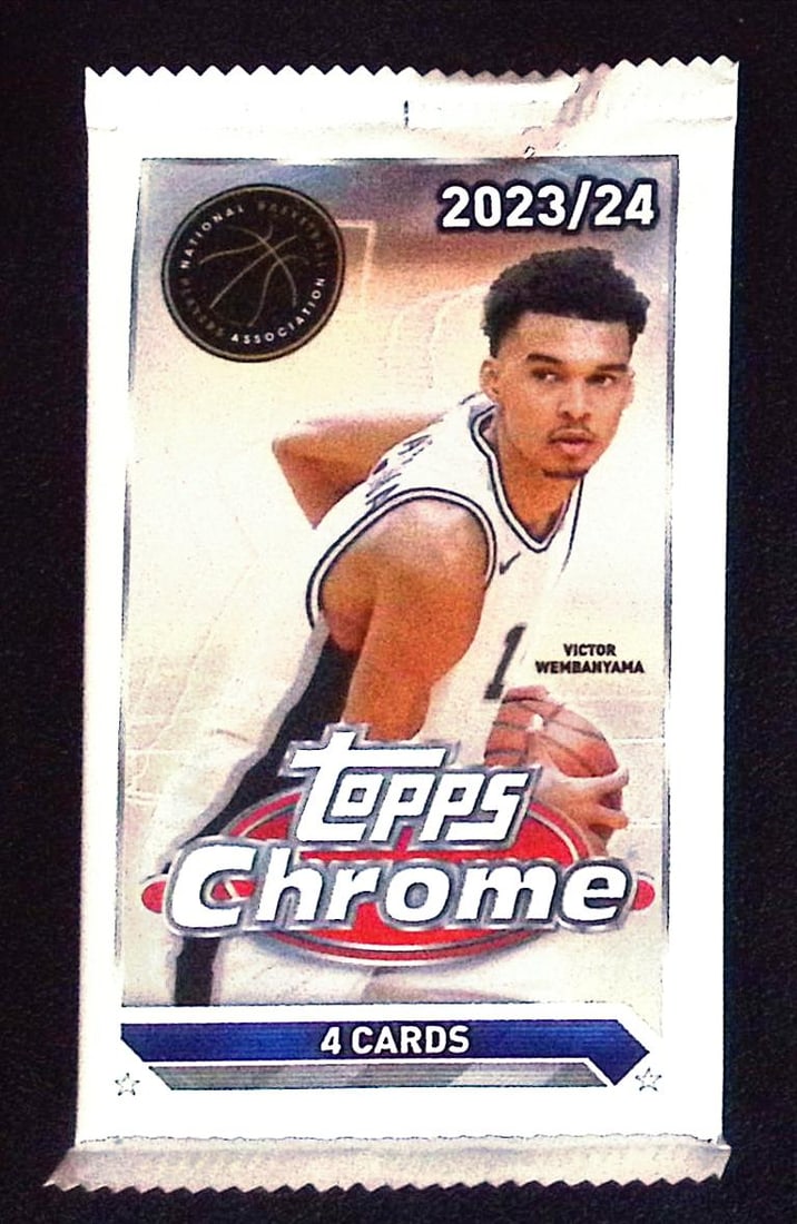 2023-24 Topps Chrome Basketball Cards BLASTER BOX PACK Victor Wembanyama Rookie Card: Topps Chrome Basketball NBA Trading & Sports Cards, Rookie Cards in this set are Victor Wembanyama Rookie, Brandon Miller, Amen Thompson, Scoot Henderson, Ausar Thompson, Autographs, Signatures, Green