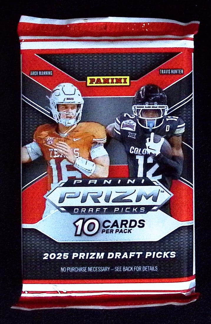 2025 Panini Prizm Draft Picks Football Card Mega Box Pack Sports Card Rookie NFL Trading Cards (1 of 1)