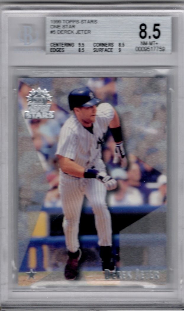 Derek Jeter One Star 1999 Topps Stars #5 BGS 8.5 New York Yankees (1 of 2)