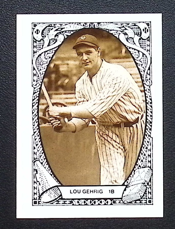 Lou Gehrig Vintage 1987 TCMA Reprint Baseball Card #8-1927 New York Yankees: TCMA Baseball MLB Trading & Sports Cards, Sports Cards for Sale Near Me, World Series & Hall of Fame Players Memorabilia, Refractors, X-Fractors, Numbered, SP, SSP, Valuable Auction Memorabilia Lots S