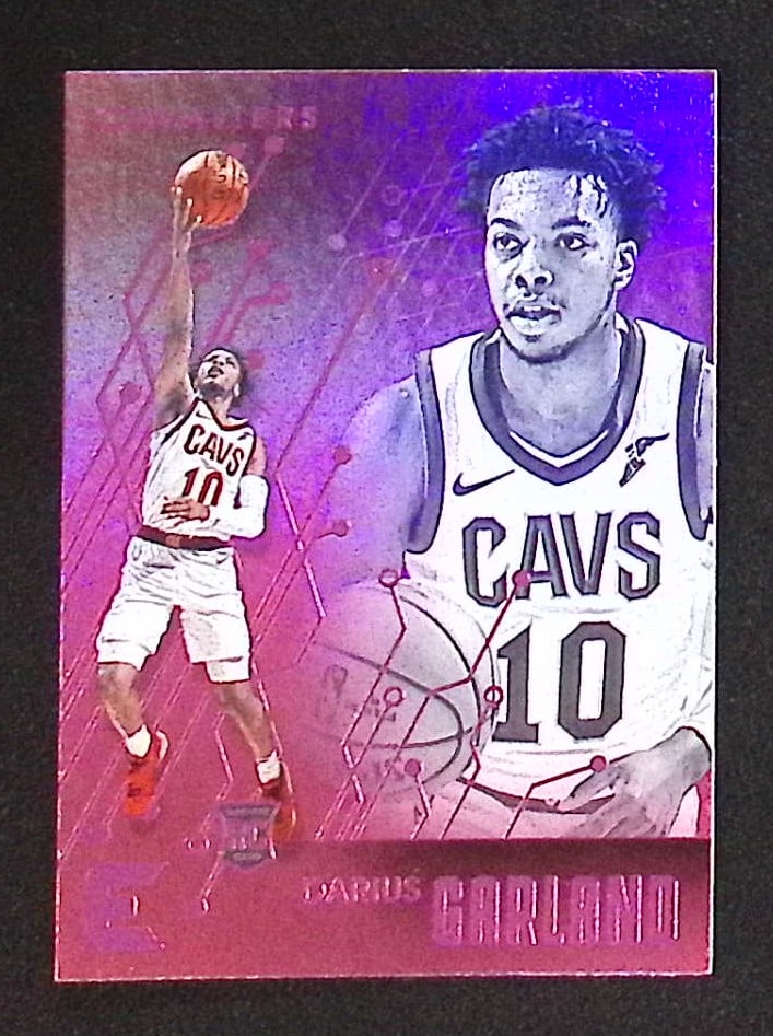 Darius Garland Rookie Card Pink 2019 Panini Chronicles Essentials #211 Cavs, Clippers: Panini Select, Prizm, Mosaic, Contenders, Revolution, Phoenix, NBA Hoops, Rookie NFL Sports Trading Cards, Silver, SP, SSP, Wave Prizms, Numbered Cards, Basketball sports Cards for Sale Near Me, NBA C