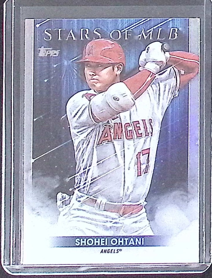Shohei Ohtani Stars of MLB 2022 Topps #SMLB-24: Topps Baseball MLB Trading & Sports Cards, Sports Cards for Sale Near Me, World Series & Hall of Fame Players Memorabilia, Refractors, X-Fractors, Numbered, SP, SSP, Valuable Auction Memorabilia Lots