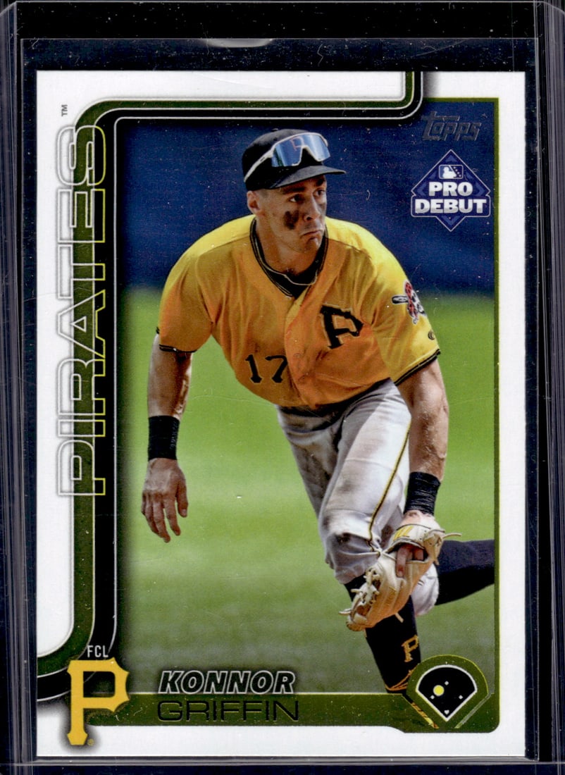 Konnor Griffin Pro Debut 2025 Topps #PD-32 Pittsburgh Pirates: Topps Baseball MLB Trading & Sports Cards, Sports Cards for Sale Near Me, World Series & Hall of Fame Players Memorabilia, Refractors, X-Fractors, Numbered, SP, SSP, Valuable Auction Memorabilia Lots