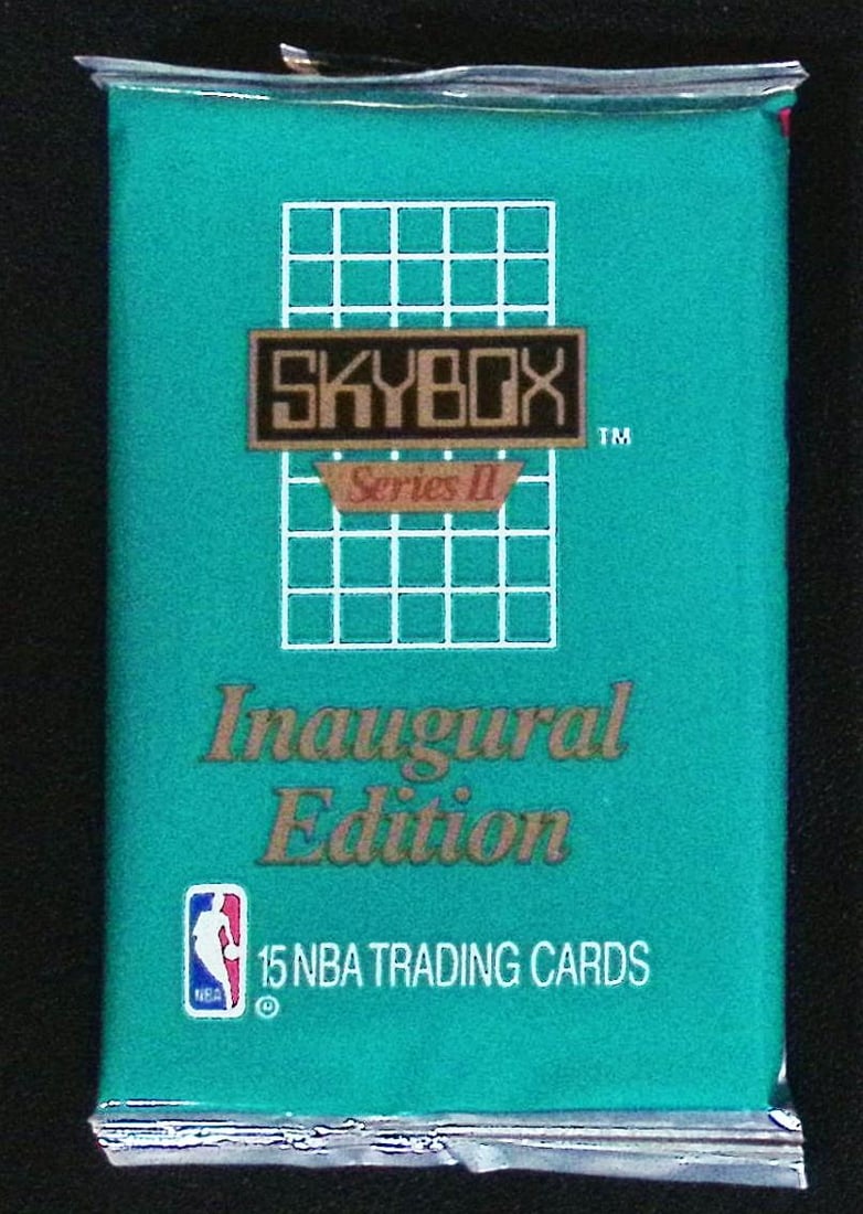 1990 Skybox SERIES 2 Innaugural Edition Basketball Vintage Basketball Retail Box Wax Pack (1 of 1)