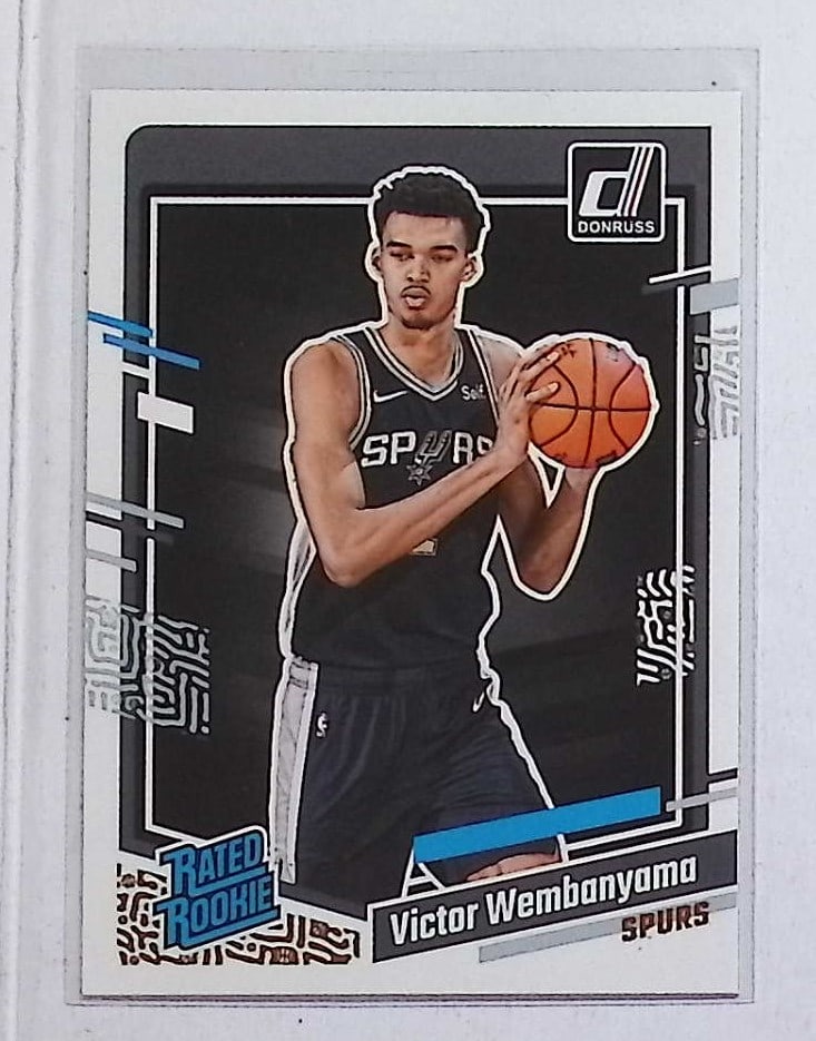 Victor Wembanyama Rookie Card 2023 Panini Donruss #220 San Antonio Spurs: Donruss Basketball NBA Sports & Trading Cards, SP, SSP, NBA Championship & Hall of Fame Player Cards, Valuable Auction Memorabilia Lots Sold On Line, Sports Cards for Sale Near Me