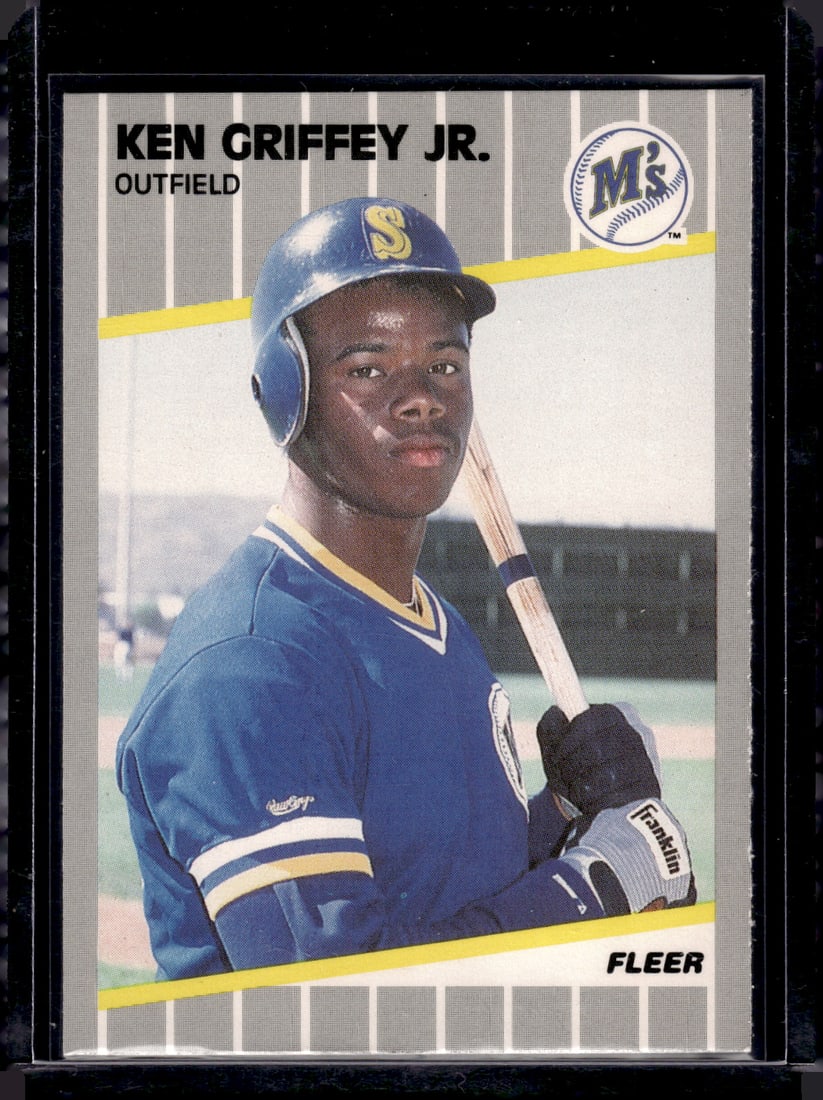 Ken Griffey Jr. Rookie Card 1989 Fleer #548 Seattle Mariners (1 of 2)