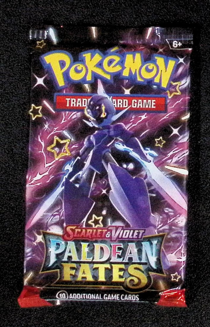2023 Pokemon Scarlet & Violet Paldean Fates 10 Card TCG Booster Pack Charizard (1 of 1)