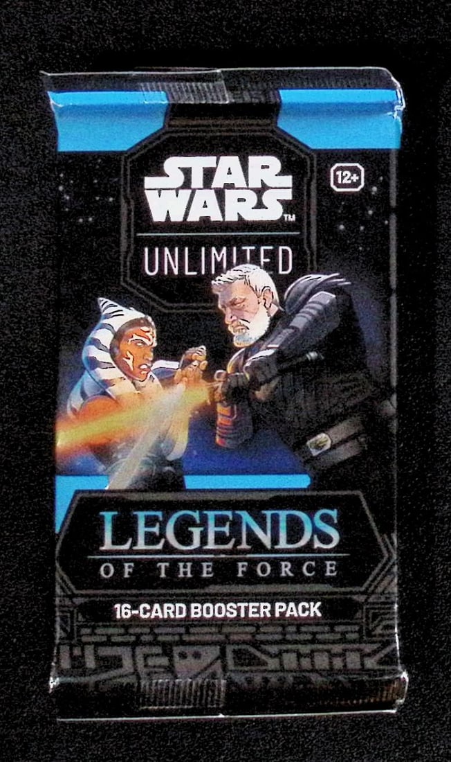 Star Wars Unlimited Legends of the Force 16 Card Booster Pack: 1 Rare or Legendary per Pack: Disney TCG, Trading Card Games, 1 Leader, 1 Base/Token, 9 Commons, 3 Uncommon, 1 Rare or Legendary, & 1 Premium Foil Card Per Pack. Darth Vader, Luke Skywalker, Princess Leia, Mandalorian, Yoda, Grogu