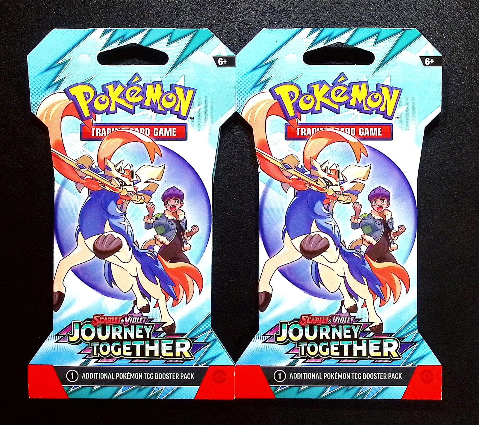 2 Count: 2025 Pokemon Scarlet & Violet Journey Together 10 Card TCG Booster Packs (1 of 1)