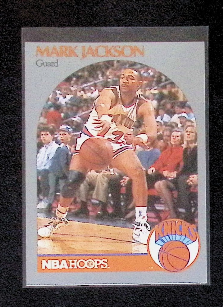 Mark Jackson Menendez Brothers in Back 1990-91 NBA Hoops #205 (1 of 2)
