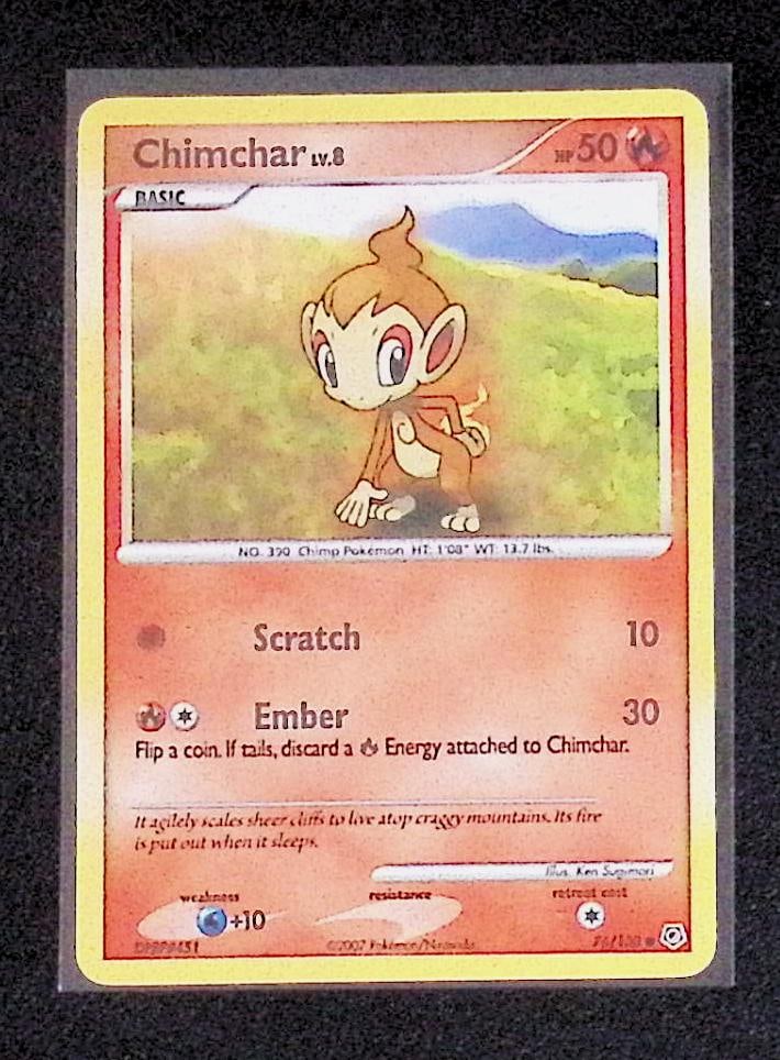 2007 Pokemon Diamond & Pearl Chimchar #76/130 (1 of 2)