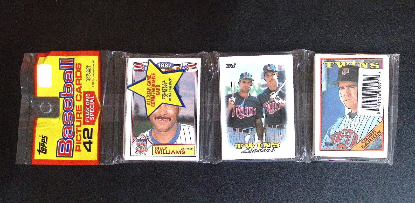 1988 Topps Baseball Cards Hanger Rack Pack - 42 Sports Cards Plus 1 Special Card You Receive the (1 of 2)