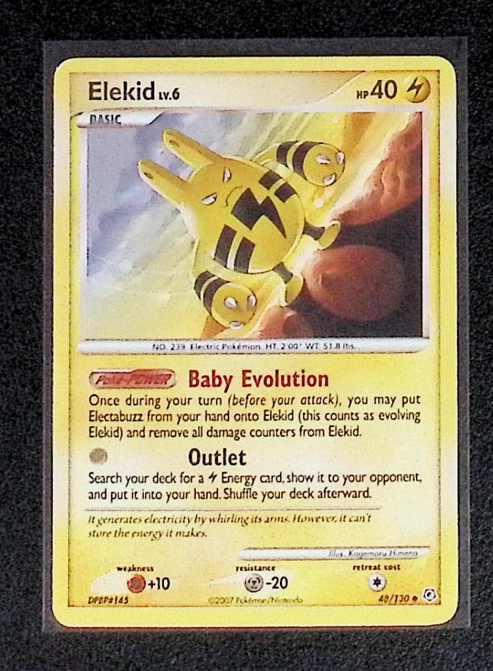 2007 Pokemon Diamond & Pearl Elekid #48/130 (1 of 2)
