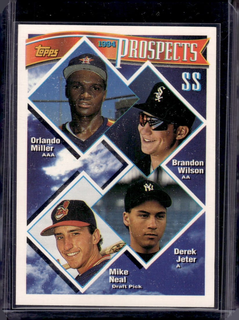 Shortstops Prospects Derek Jeter 1994 Topps #158: Topps Baseball MLB Trading & Sports Cards, Sports Cards for Sale Near Me, World Series & Hall of Fame Players Memorabilia, Refractors, X-Fractors, Numbered, SP, SSP, Valuable Auction Memorabilia Lots