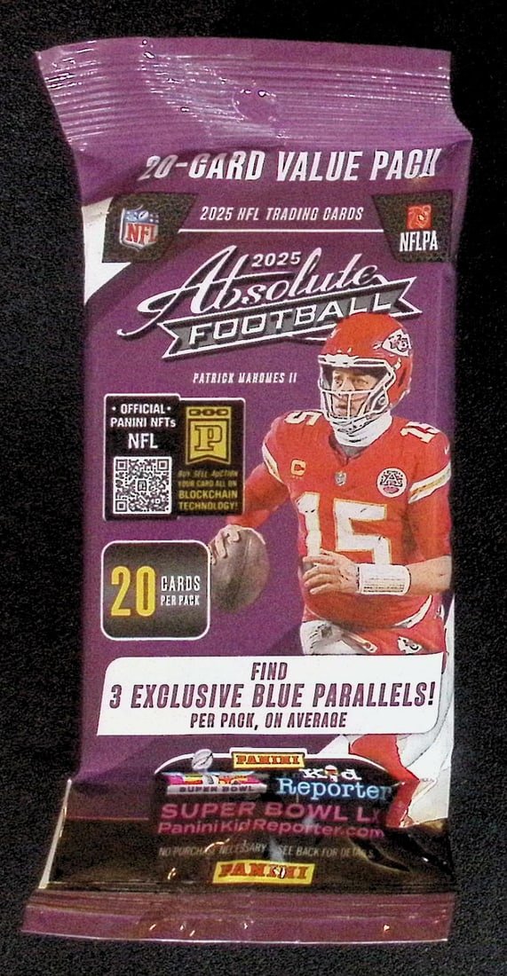 2025 Panini Absolute Football HANGER VALUE PACK- RC: Jaxson Dart, Emeka Egbuka (1 of 1)