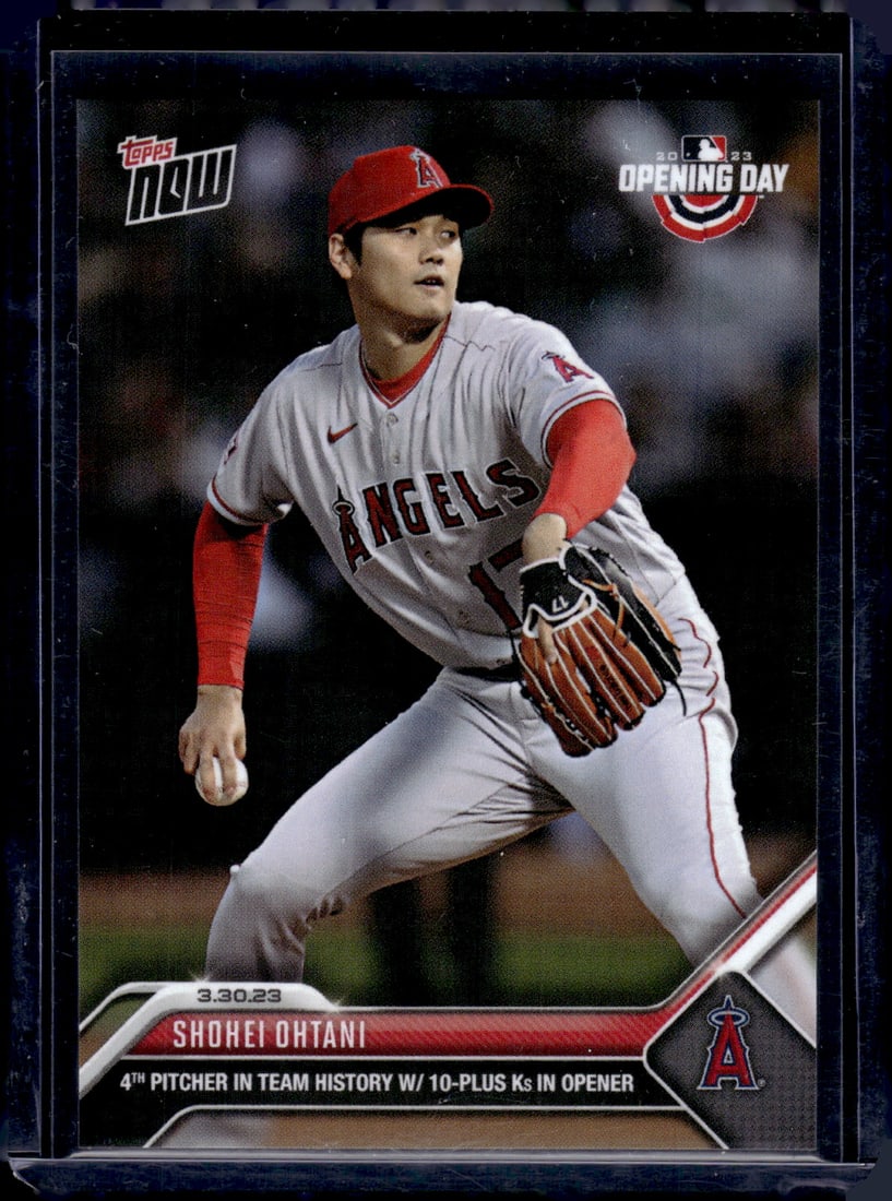Shohei Ohtani 2023 Topps Now #11 Angels, Dodgers: Topps Baseball MLB Trading & Sports Cards, Sports Cards for Sale Near Me, World Series & Hall of Fame Players Memorabilia, Refractors, X-Fractors, Numbered, SP, SSP, Valuable Auction Memorabilia Lots