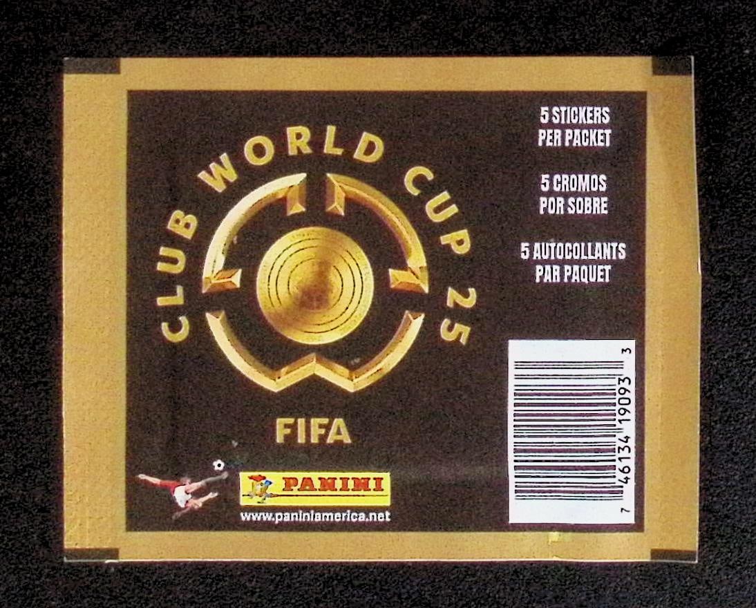 2025 Panini Club World Cup Sticker Box Pack - Teams from All FIFA Regions (1 of 1)