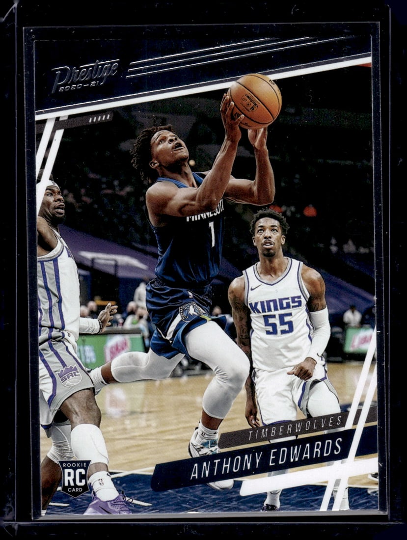 Anthony Edwards Rookie Card 2020-21 Chronicles Prestige #58 Minnesota Timberwolves (1 of 2)