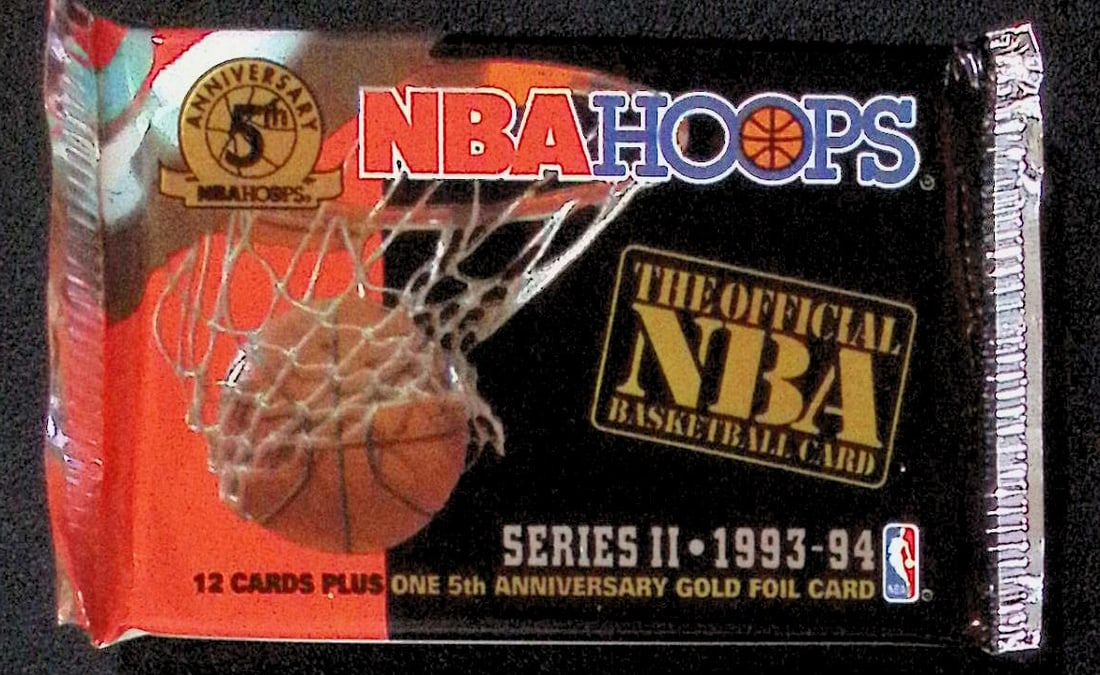 1993 NBA Hoops SERIES 2 Vintage Basketball Cards Retail Box Pack New Factory Sealed (1 of 1)