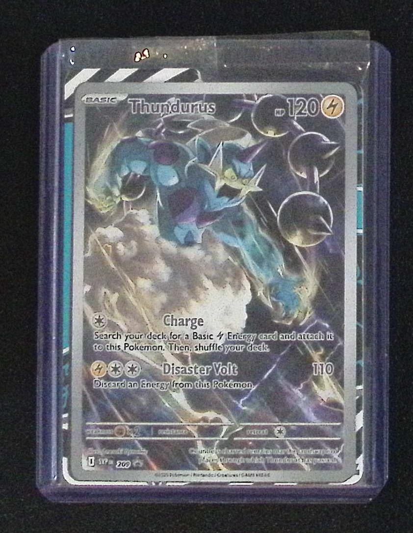 Pokemon Scarlet & Violet Promo Card Thundurus #209 SEALED (1 of 1)
