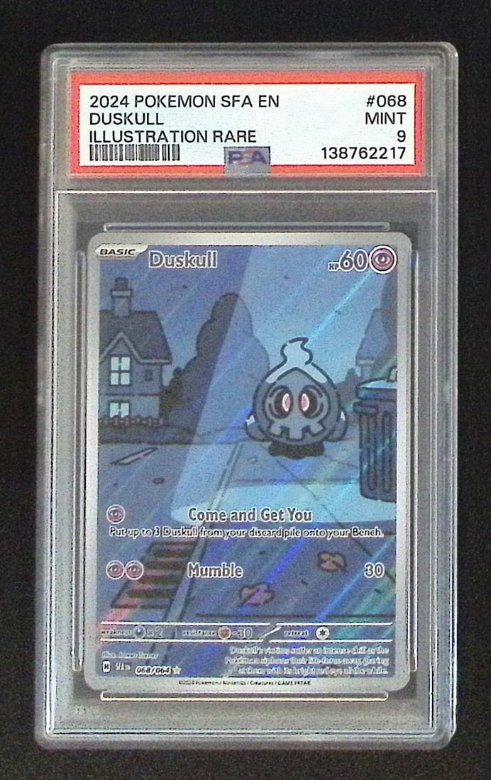 Pokemon Shrouded Fable Duskull Illustration Rare #68 PSA 9 (1 of 2)