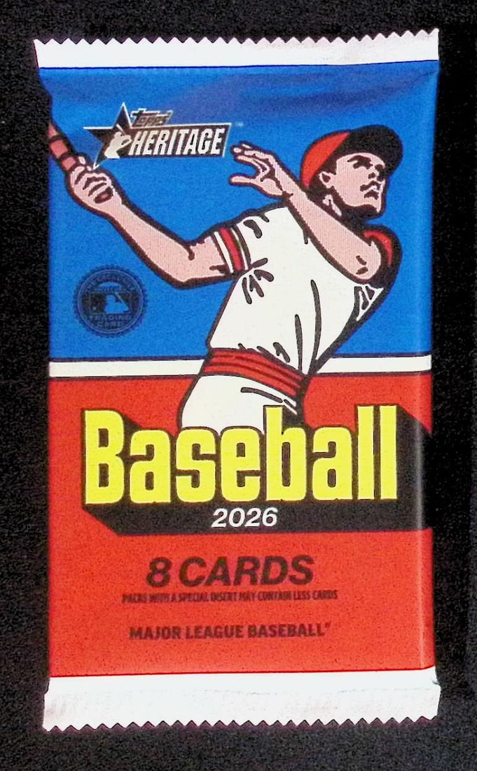 2026 Topps Heritage Series 1 Baseball MEGA BOX PACK (1 of 1)