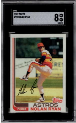 Nolan Ryan 1982 Topps #90 SGC 8 Houston Astros (1 of 2)