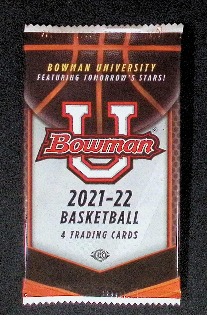 2021-'22 Bowman U Basketball Hobby Box Pack: Bowman Basketball NBA Trading & Sports Cards, Sports Cards for Sale Near Me, Champion and Hall of Fame Players, Auction Lots for Sale On Line