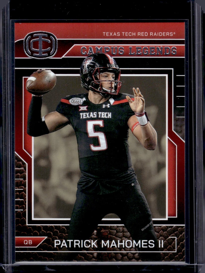 Patrick Mahomes Campus Legends 2025 Panini Icon Collection Mahomes #CL-4 Chiefs (1 of 2)