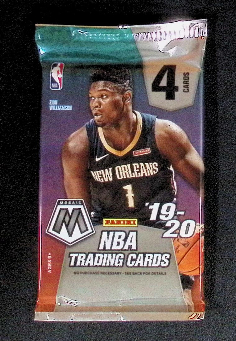 2019-20 Panini Mosaic Basketball Blaster Box Pack - RC's: Zion Williamson & Ja Morant: Panini Basketball NBA Trading & Sports Cards, Sports Cards for Sale Near Me, Auction Lots for Sale On Line, Shai Gilgeous-Alexander, Steph Curry, Nikola Jokic, Luka Doncic, Anthony Davis, NBA Champion