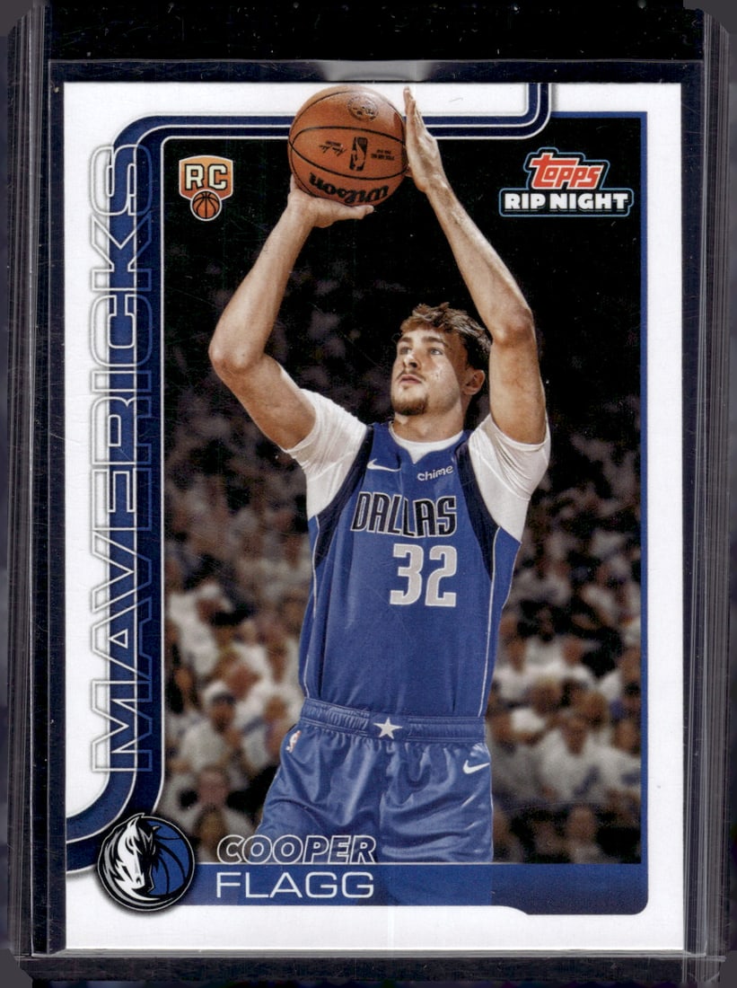 Cooper Flagg Rookie Card 2025-26 Topps Hobby Rip Night #BK21 Dallas Mavericks: Topps Basketball NBA Trading & Sports Cards, Sports Cards for Sale Near Me, Chrome, Refractor, SP, SSP, Valuable Auction Memorabilia Lots Sold On Line, NBA Championship & Hall of Fame Player Cards
