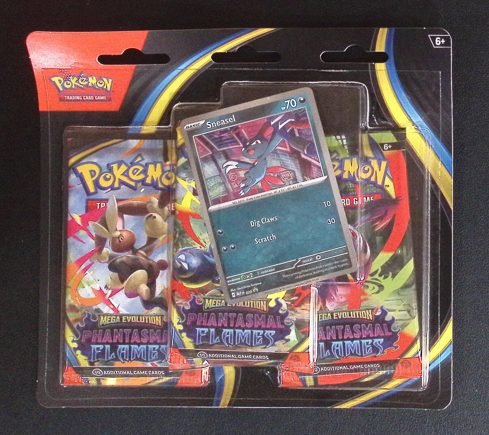 2025 Pokemon Phantasmal Flames 3 Pack Blister Booster Pack Set: Pokemon Trading Card Game Cards, Charizard, Pikachu, Mewto, EX, Referse Holo, Holo Rare Cards, Secret Rare Cards, Full Art Cards, Evee, 3 Stars Ultra Rare Cards, Double Rare, Illustration Rare, Specia