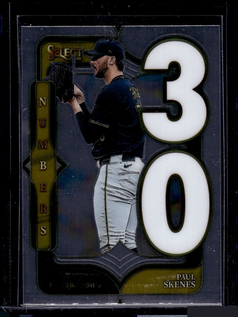 Paul Skenes Numbers 2025 Select #1 Pittsburgh Pirates: Panini Baseball MLB Trading & Sports Cards, Sports Cards for Sale Near Me, Prizm, Mosaic, Select, SP, SSP, Auction Memorabilia Lots for Sale On Line, World Series & Hall of Fame Players