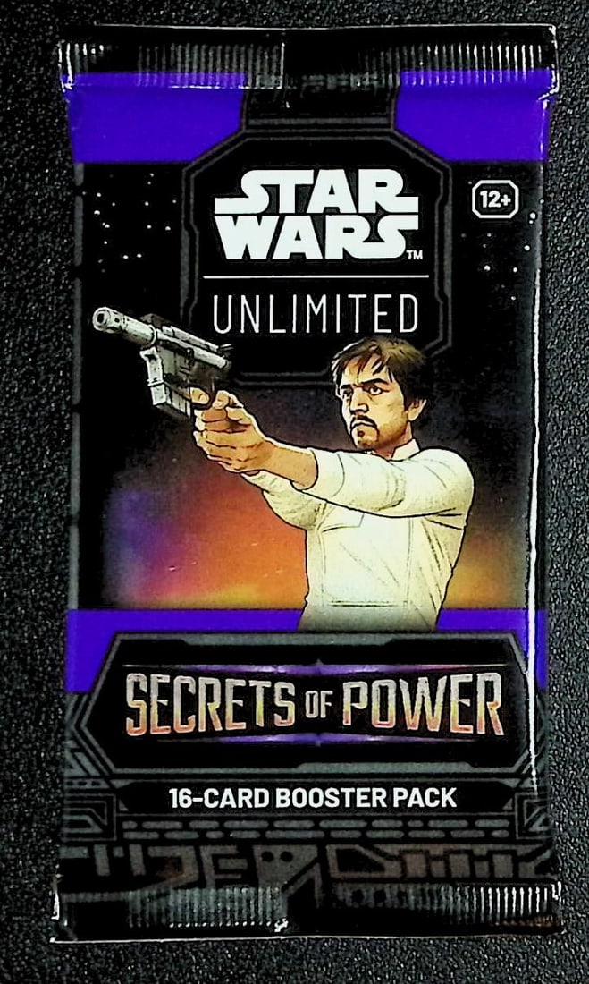 Star Wars Unlimited Secrets of Power 16 Card Booster Pack: 1 Rare or Legendary per Pack: Disney TCG, Trading Card Games, 1 Leader, 1 Base/Token, 9 Commons, 3 Uncommon, 1 Rare or Legendary, & 1 Premium Foil Card Per Pack. Darth Vader, Luke Skywalker, Princess Leia, Mandalorian, Yoda, Grogu