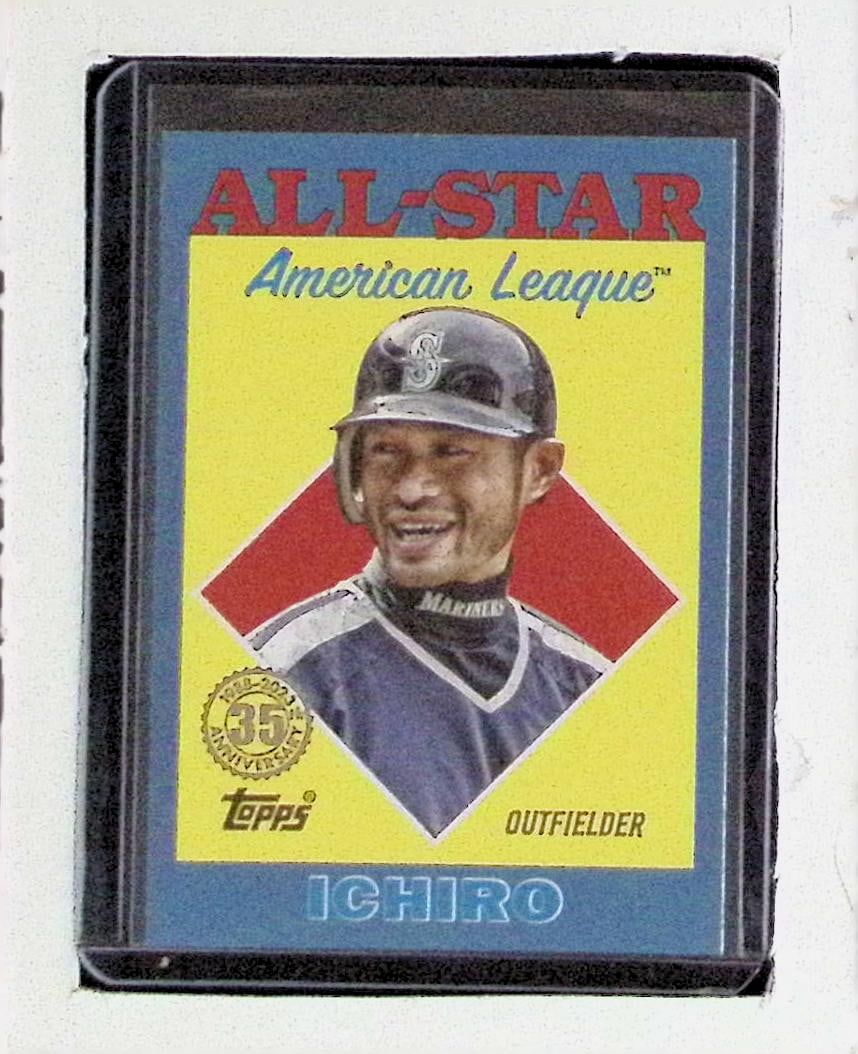 Ichiro Suzuki Blue Border 1988 All-Star Retro 2023 Topps Series 2 35th Anniversary #88AS-42: Topps Baseball MLB Trading & Sports Cards, Sports Cards for Sale Near Me, World Series & Hall of Fame Players Memorabilia, Refractors, X-Fractors, Numbered, SP, SSP, Valuable Auction Memorabilia Lots 