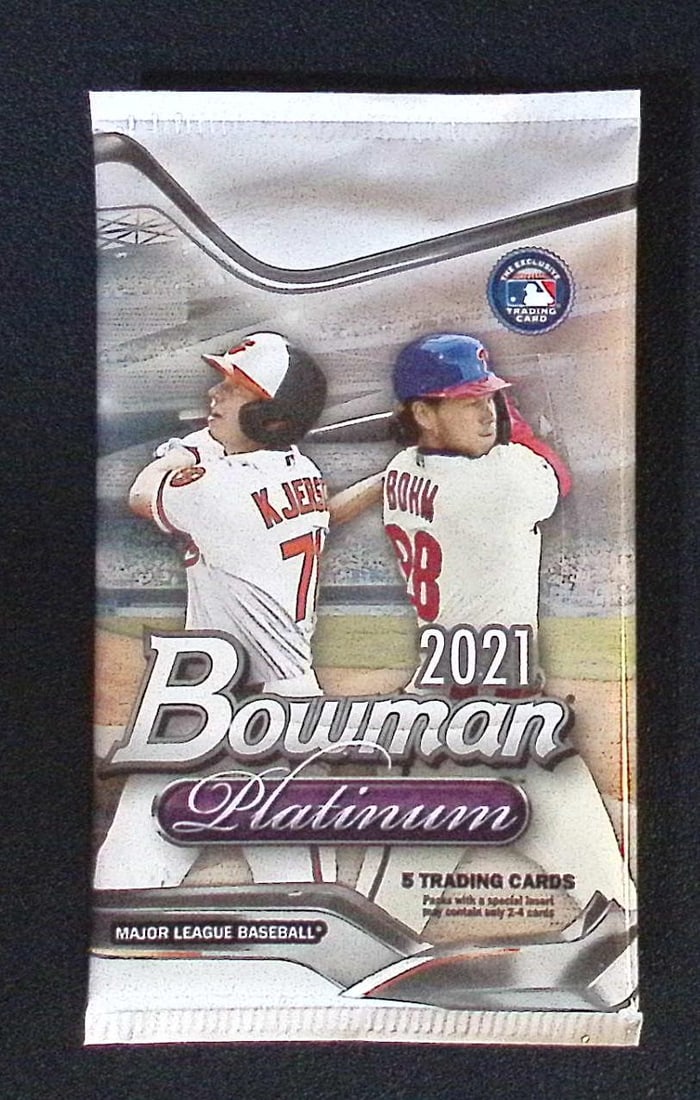 2021 Bowman Platinum Baseball MEGA BOX PACK, Sports Cards, MLB Trading Cards: Bowman Baseball MLB Trading & Sports Cards, World Series & Hall of Fame Players, Auction Lots for Sale On Line, Rookie & Prospect Cards, Refractors, Numbered, SSP, SP